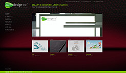 奥城创意机构纯flash网站设计