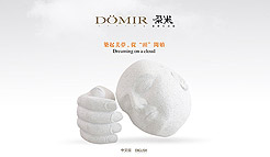 DOMIR 帝慕 全球三维功能枕开创品牌纯Flash网站设计